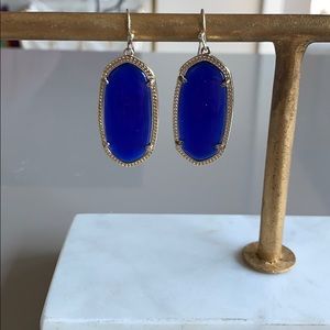 Kendra Scott Cobalt Elle earrings.